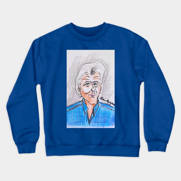 The Tonight Show with Jay Leno Crewneck Sweatshirt by TheArtQueenOfMichigan 